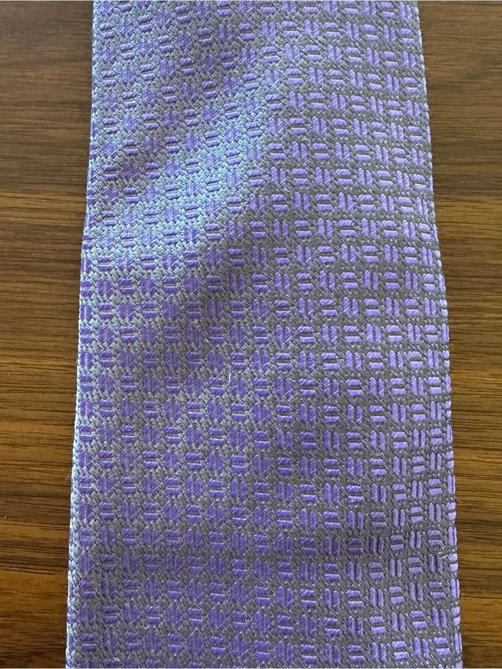 Charvet Place Vendôme Lavender Purple Silk Tie